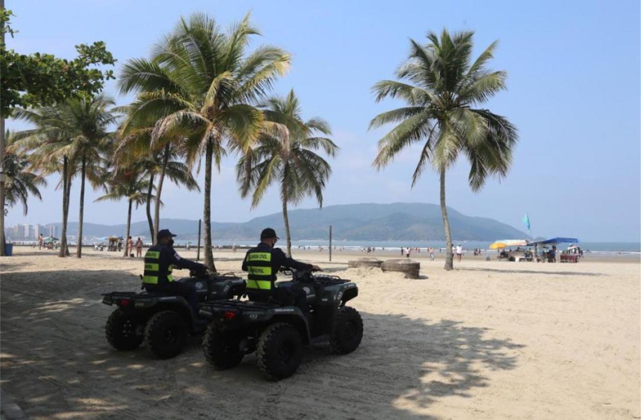 Quadra Praia 70 M Do Mar 산토스 외부 사진